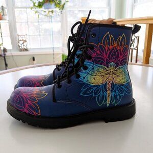 Funky Dragonfly Boots 100% Vegan Leather by Yes We Vibe